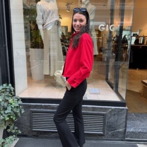 Akris Punto Jacke rot