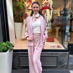 Akris Punto rosafarbener Blazer Damen – eleganter Blazer bei Boutique GIGI Wien