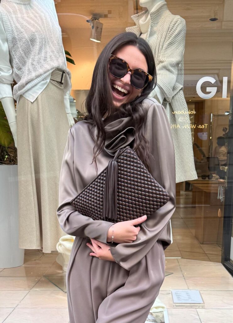 Tasche Pochette braun